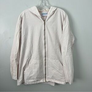 Fresh Produce Vintage Stripe Seersucker Hooded Zip Jacket